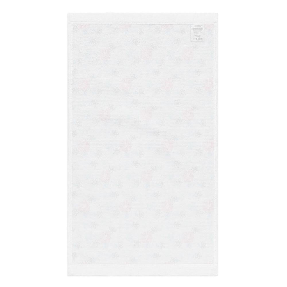Floral Kitchen Towel – Pink Botanical Print, Earthy Paper Texture Tea Towel