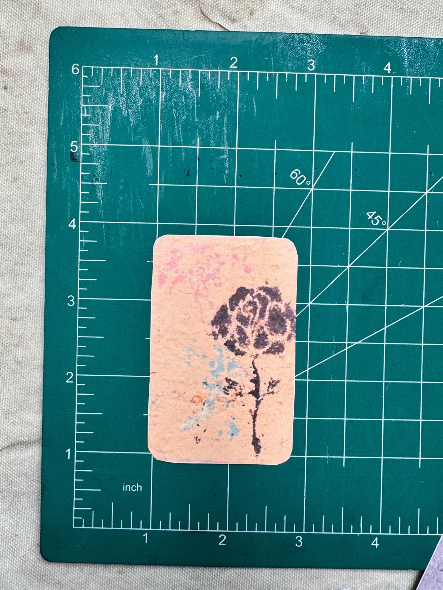 Abstract Rose Stickers – Painterly Floral Art, Journaling Supplies (Set of 5)