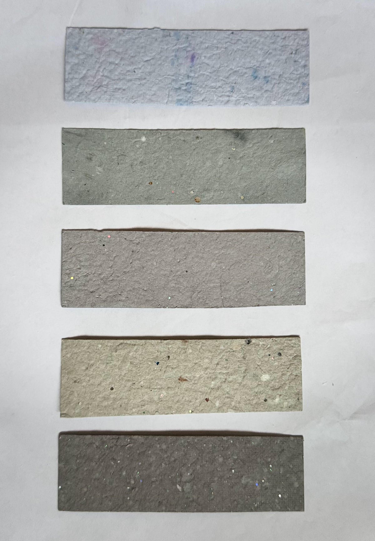 Handmade Recycled Paper Bookmarks – Natural Fiber Textures