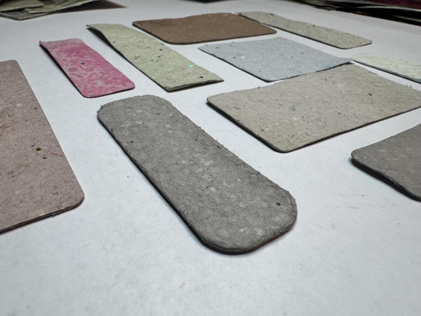 Handmade Paper Variety Pack – Deckled Edge Misfits for Junk Journals, Collage, Art Supplies