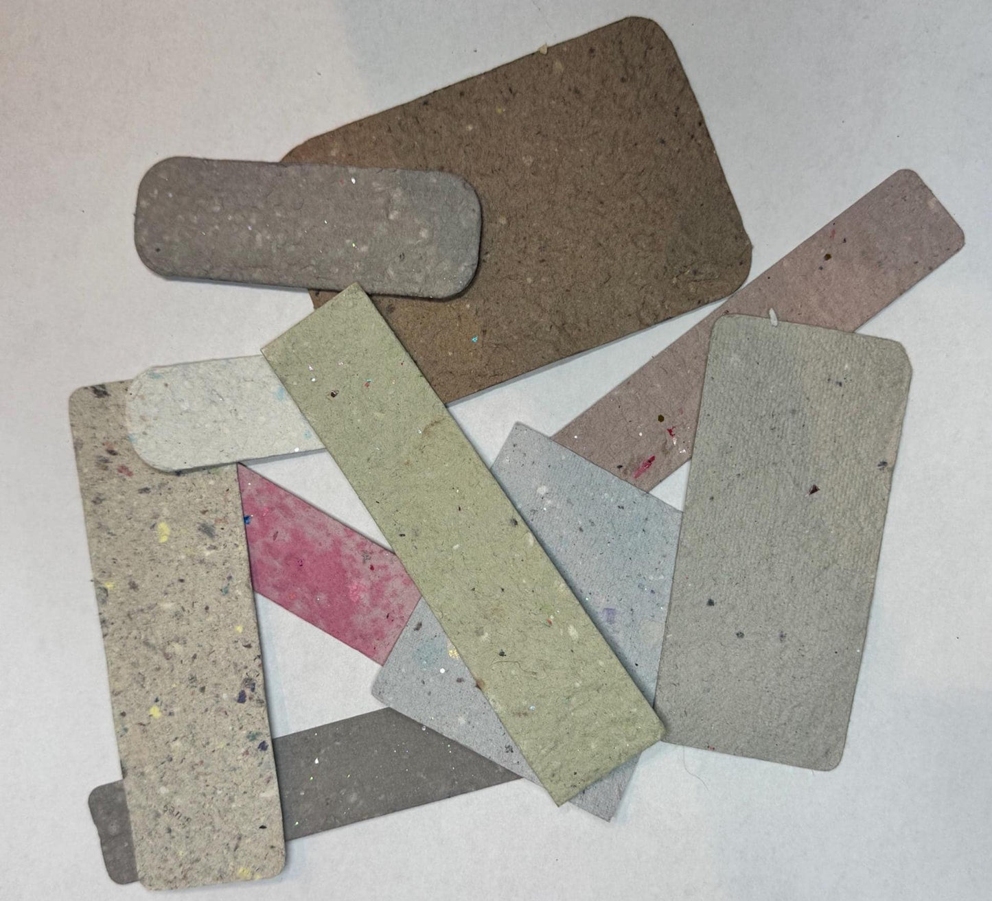 Handmade Paper Variety Pack – Deckled Edge Misfits for Junk Journals, Collage, Art Supplies