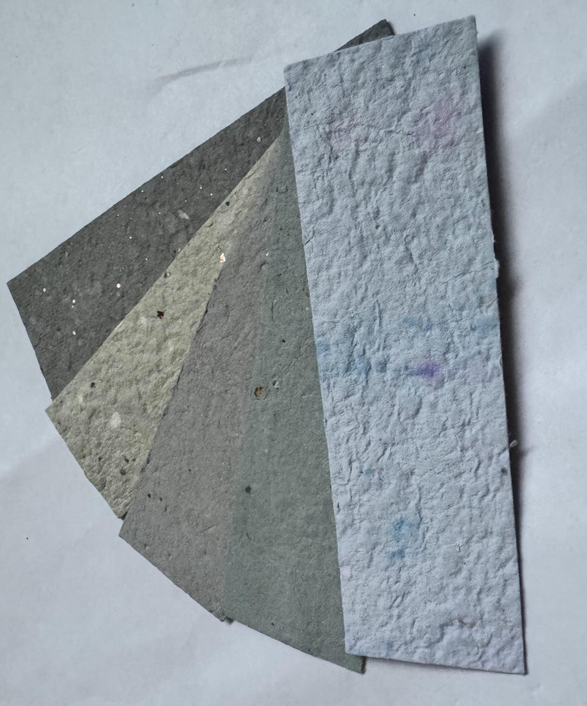 Handmade Recycled Paper Bookmarks – Natural Fiber Textures