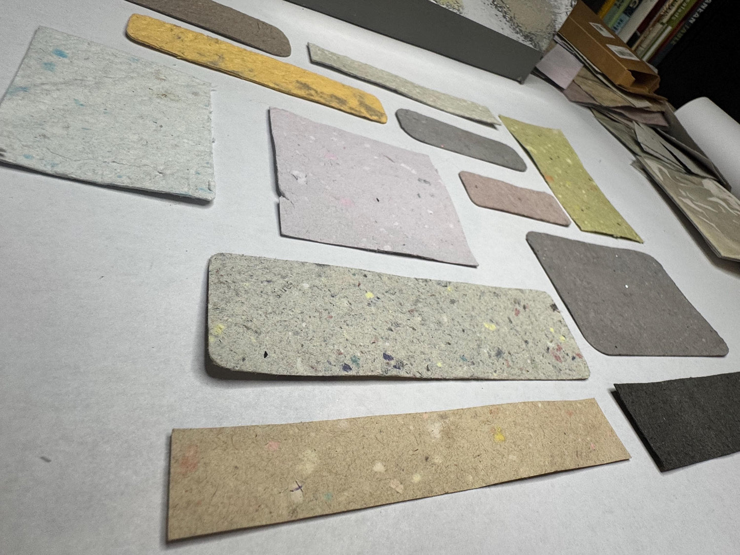 Handmade Paper Variety Pack – Deckled Edge Misfits for Junk Journals, Collage, Art Supplies