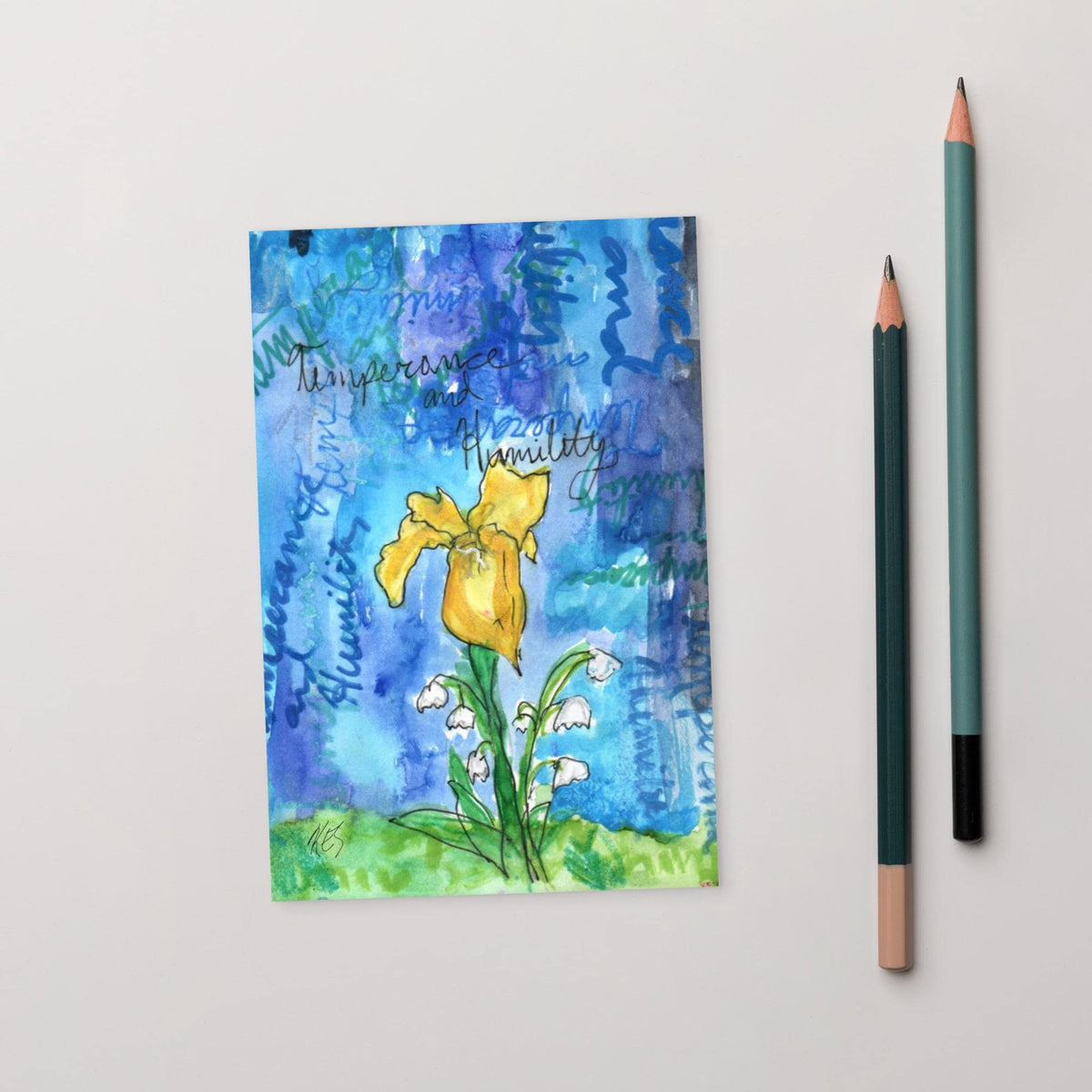 Abstract Art Postcard | Colorful Artist Mail Print (4x6 inches)