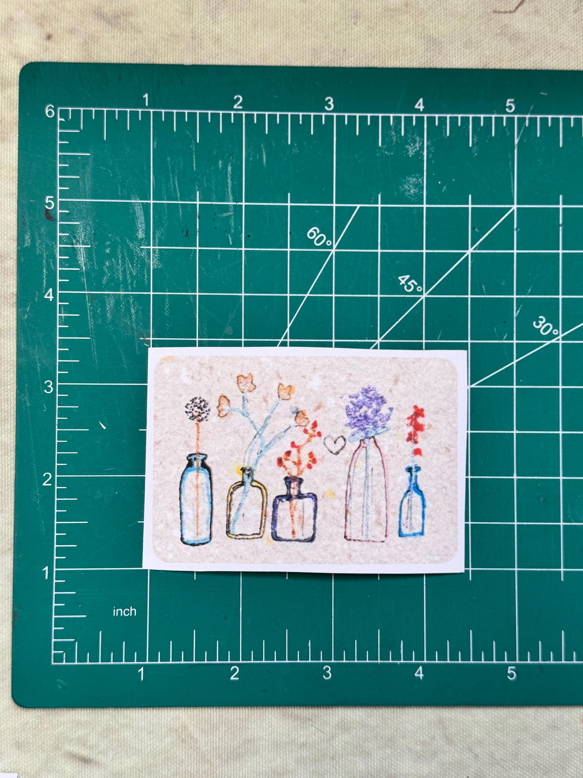 Hand Drawn Floral Stickers – Botanical Art Bundle for Journaling, Scrapbooking (Set of 4)