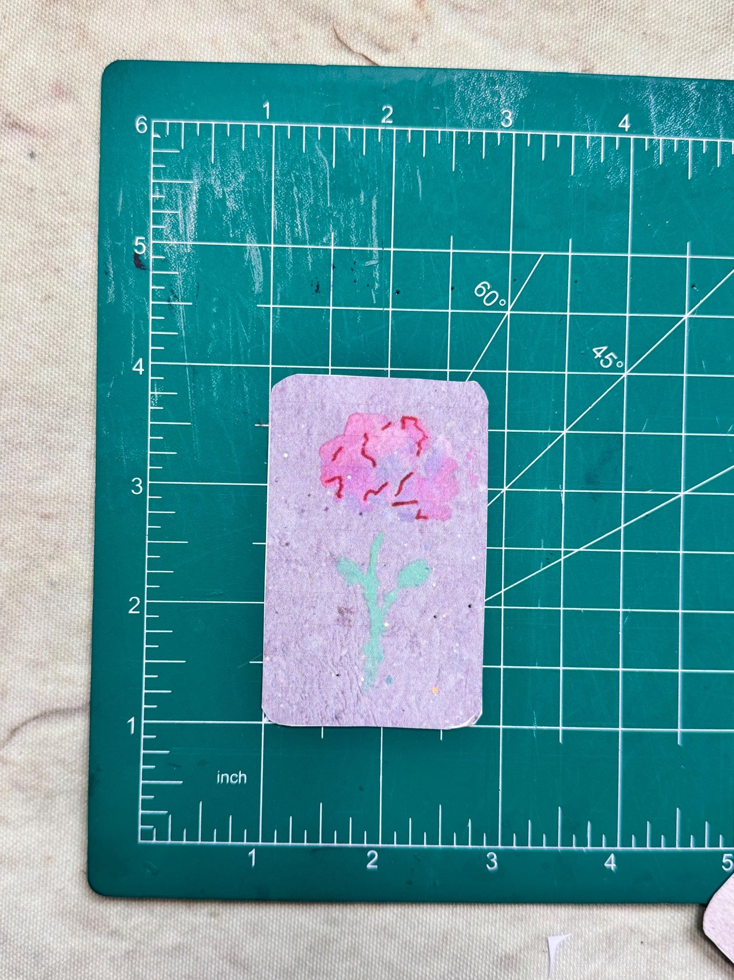 Abstract Rose Stickers – Painterly Floral Art, Journaling Supplies (Set of 5)