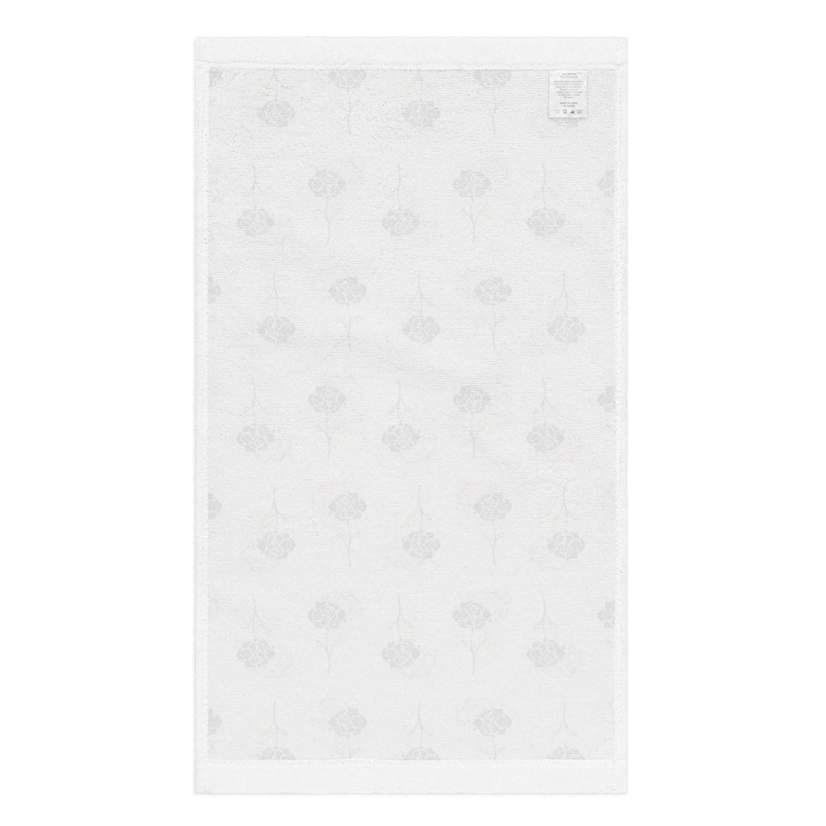 Black Floral Kitchen Towel – Minimalist Rose Art Print, Botanical Tea Towel