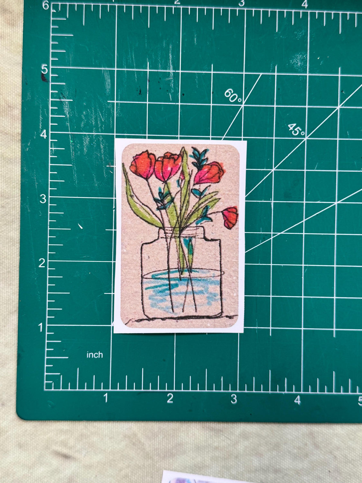 Hand Drawn Floral Stickers – Botanical Art Bundle for Journaling, Scrapbooking (Set of 4)
